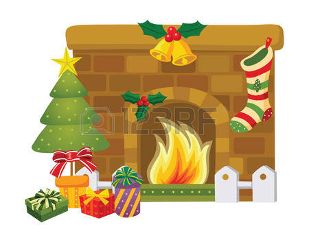 christmas fireplace clipart 20 free Cliparts | Download images on ...