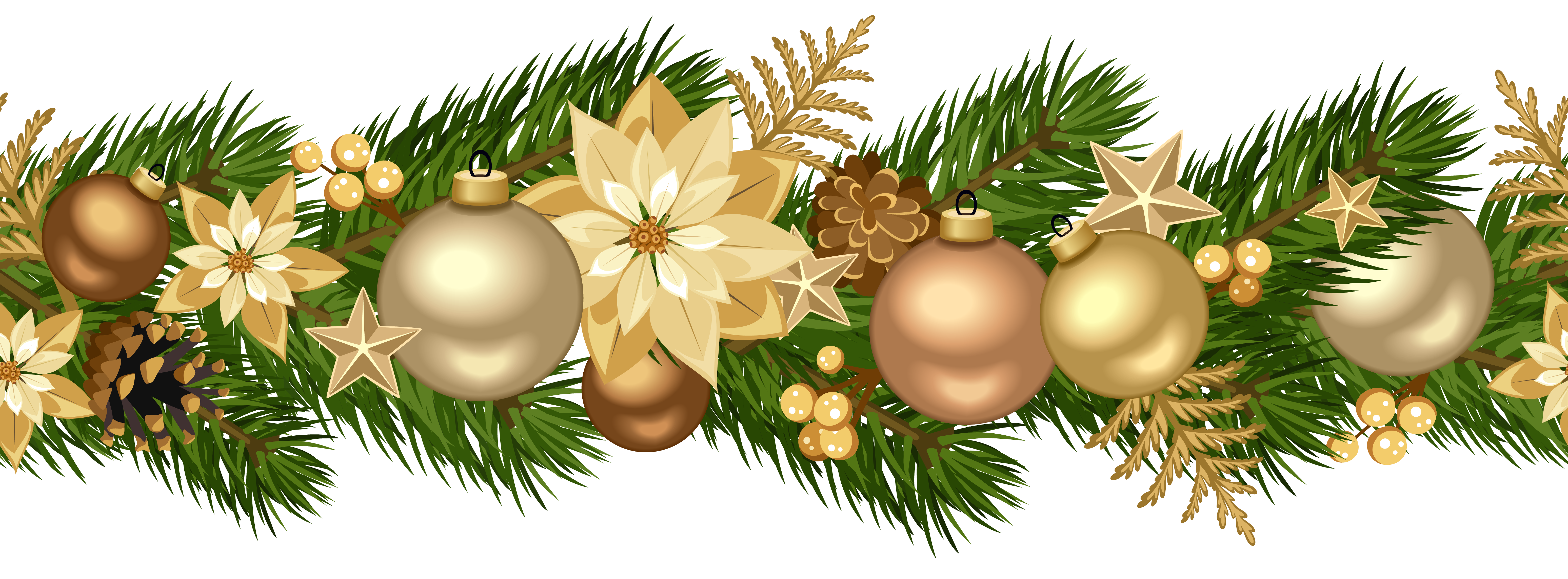 Christmas Garland Border Clip Art Free 20 Free Cliparts Download
