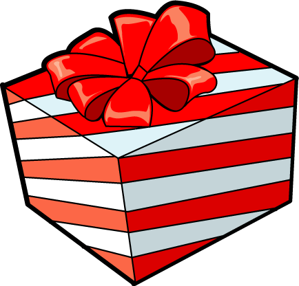 Clipart of christmas gift boxes.