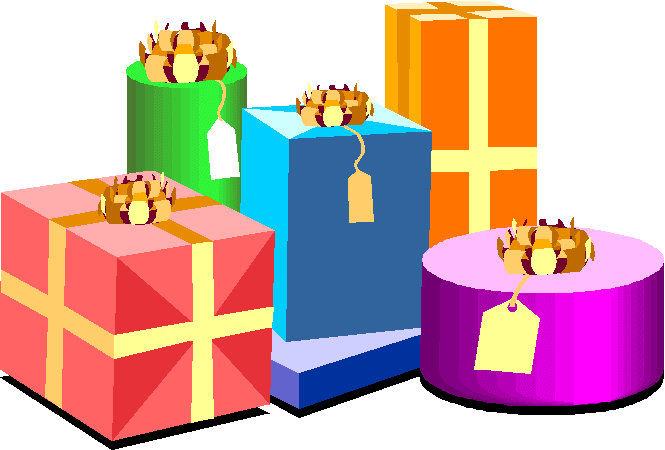 Free christmas gift clipart.