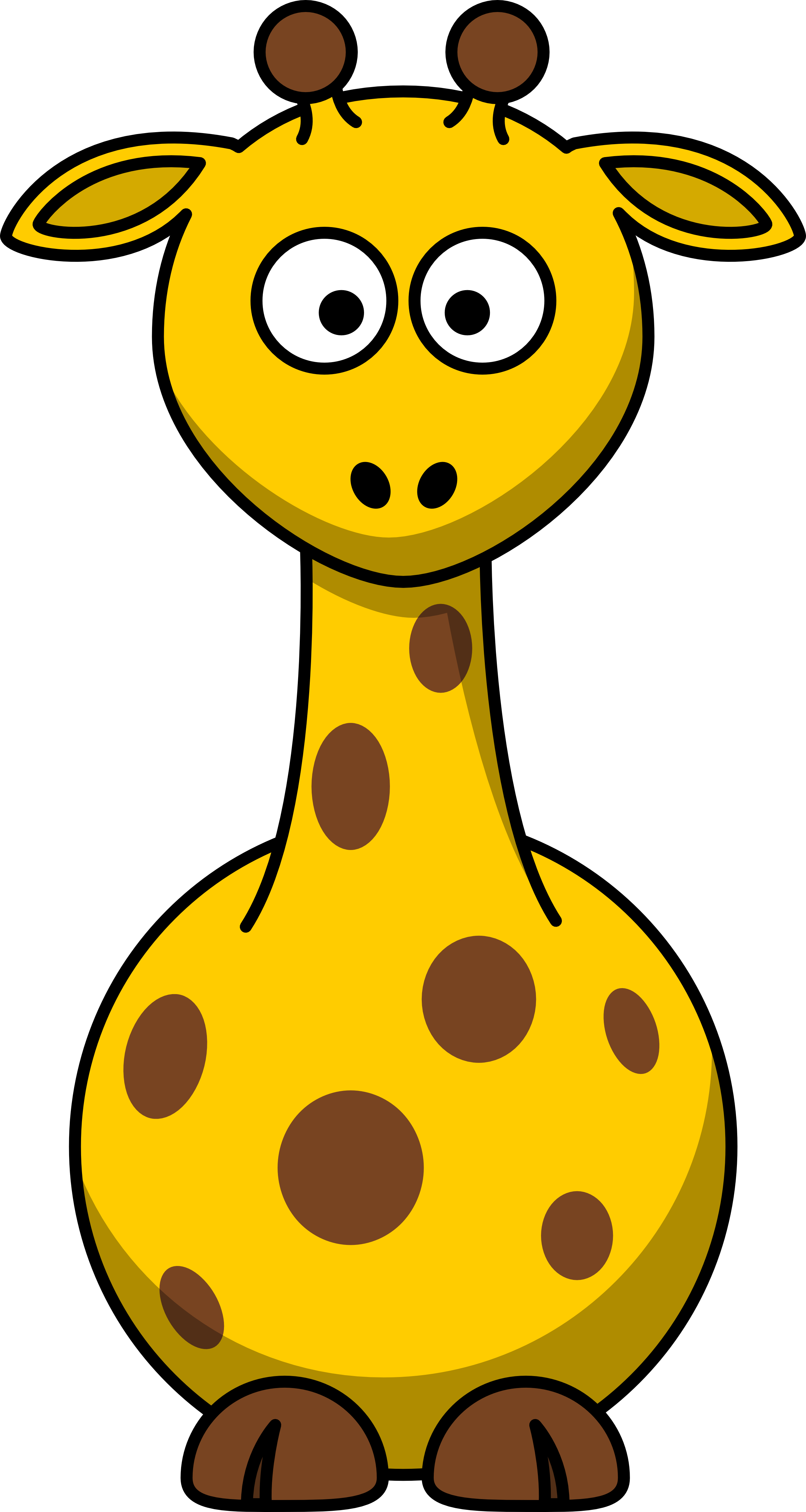 lemmling cartoon giraffe christmas xmas stuffed.