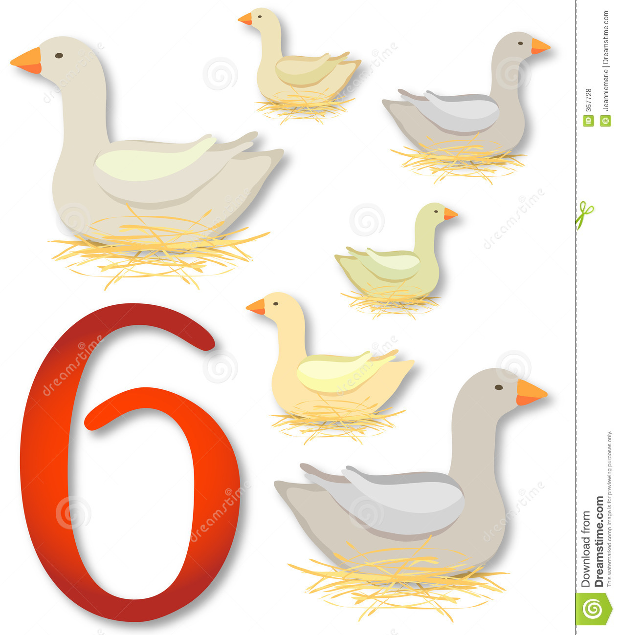 6 geese a laying clipart 20 free Cliparts | Download images on