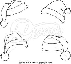 christmas hat clipart outline 20 free Cliparts | Download images on ...