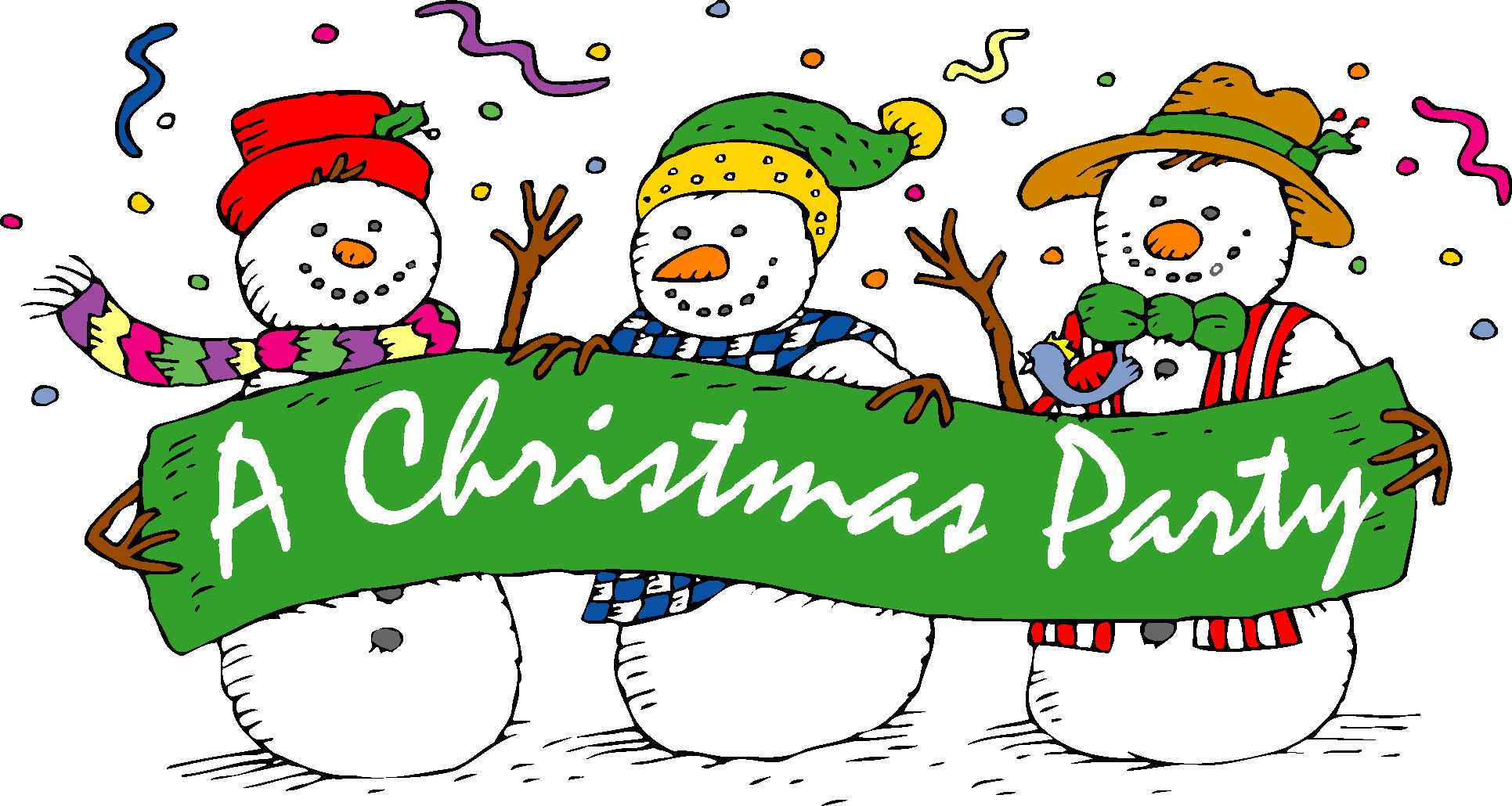 Christmas party images clip art.