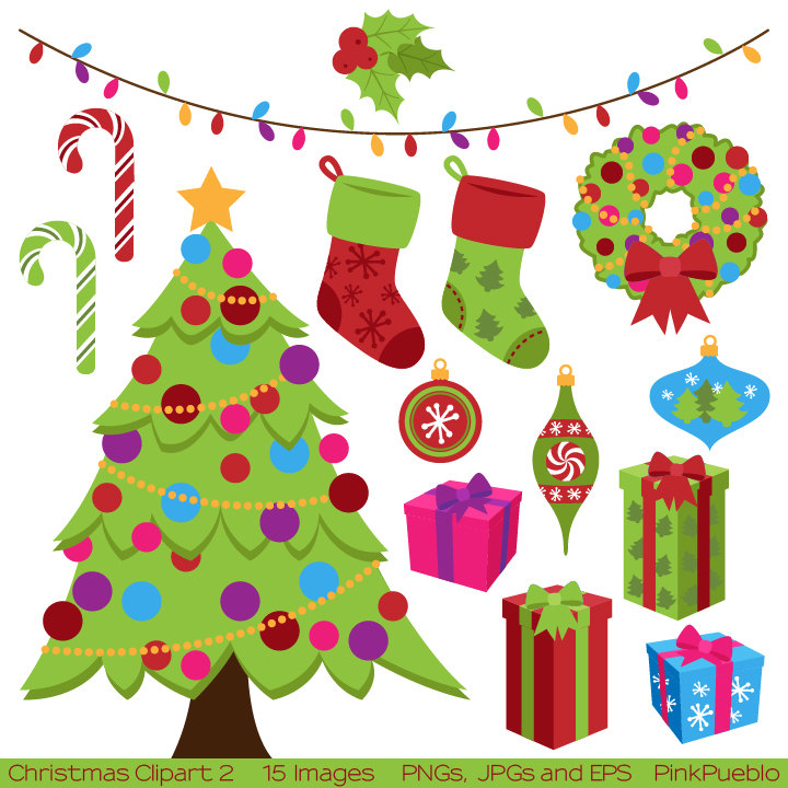Christmas Holiday Clipart.