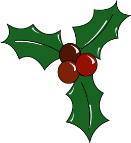 233 Holly Leaves free clipart.