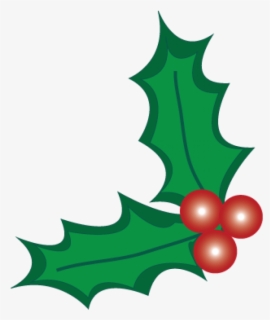 Free Holly Leaf Clip Art with No Background.