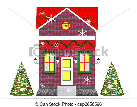 Christmas house.