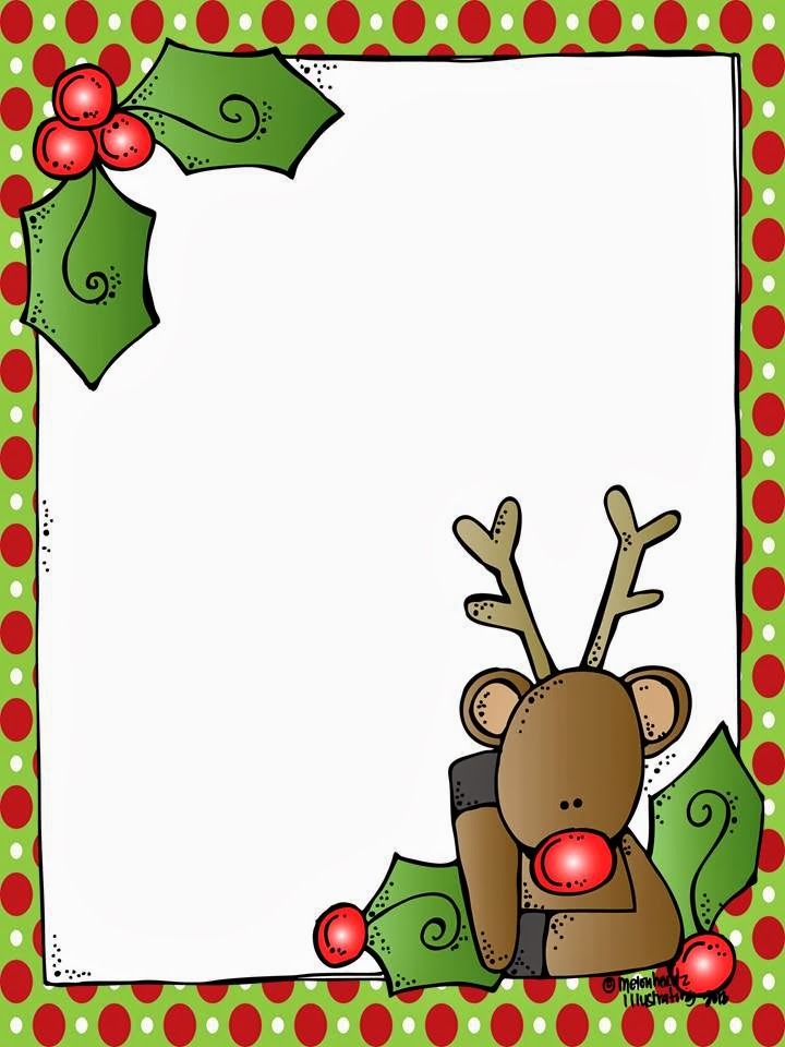 Christmas Borders For Letters Clipart.