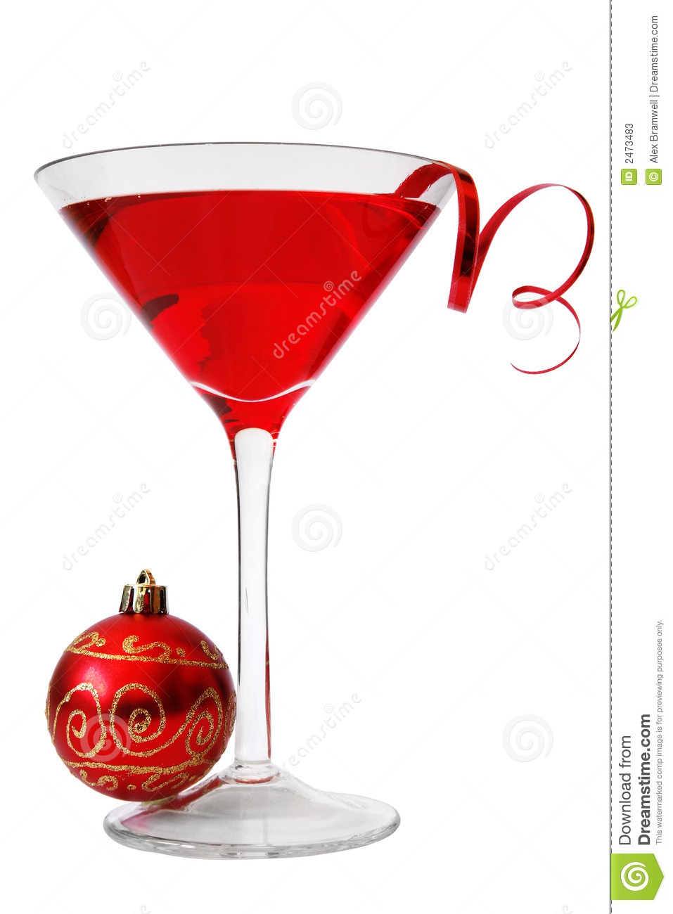 Clip Art Christmas Martini Clipart#2144152.