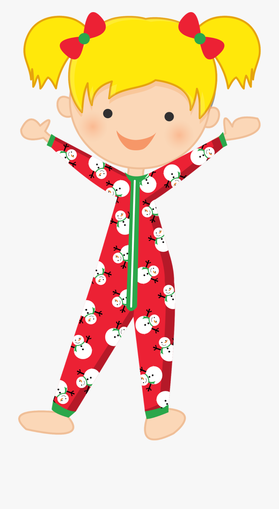 Christmas Pajamas Clipart.