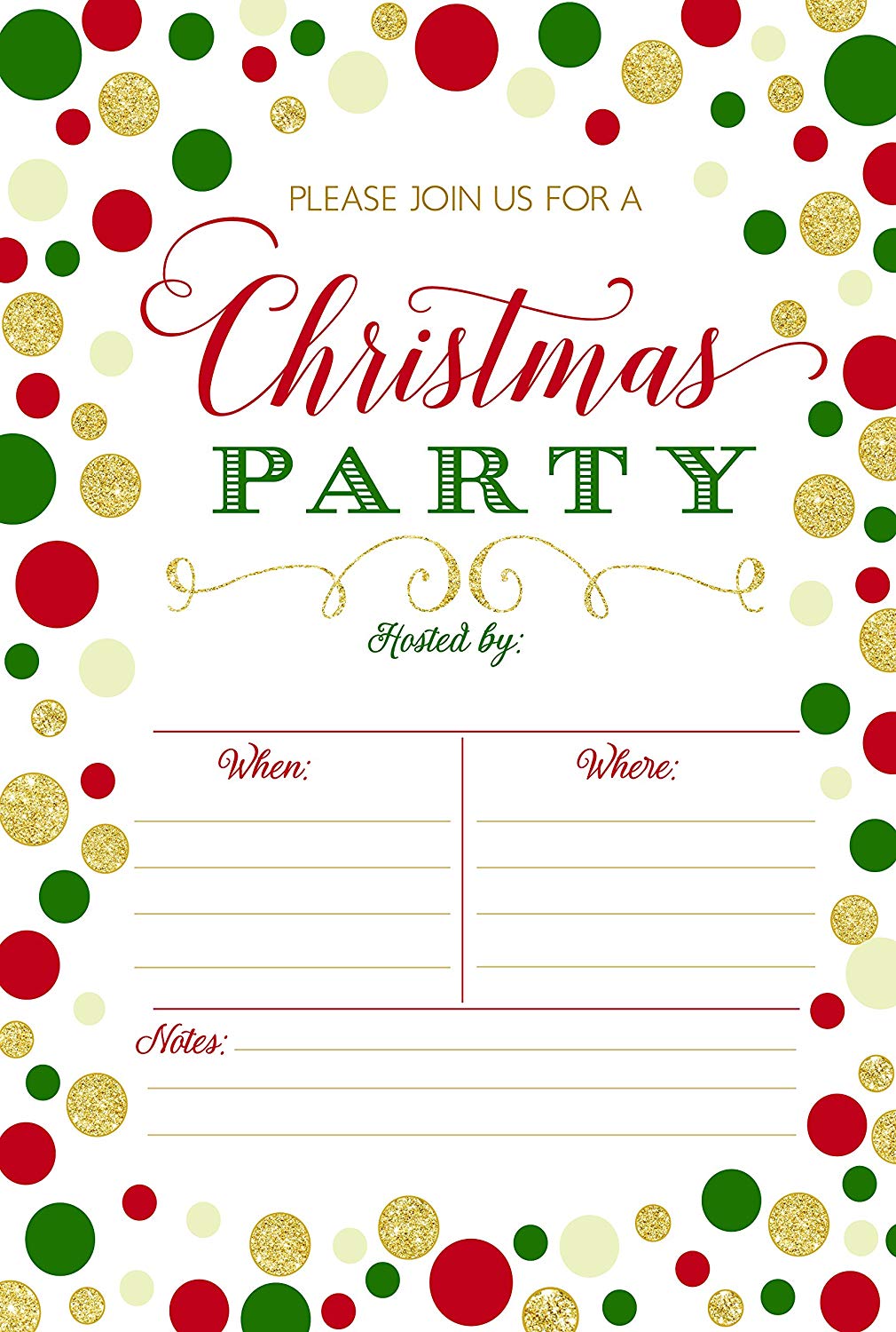 christmas party clip art invitations 20 free Cliparts | Download images ...