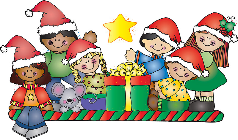 Christmas party clipart.