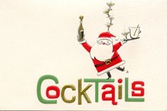Christmas Cocktail Clipart Free.