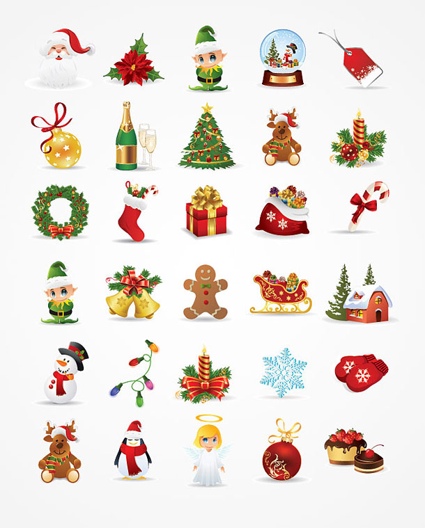 Download Free Christmas Pdf Clipart.