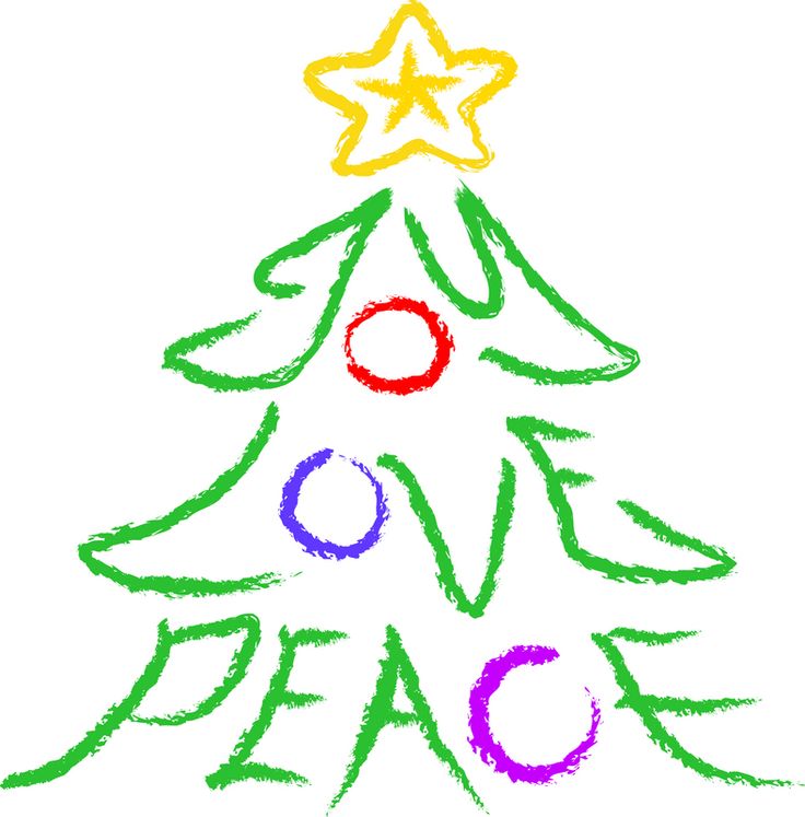 Christmas Peace Sign.