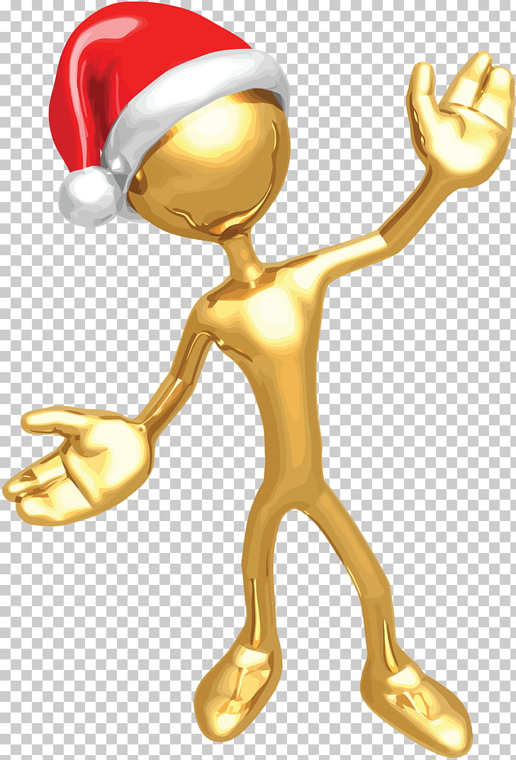 New Year Christmas , 3d people PNG clipart.