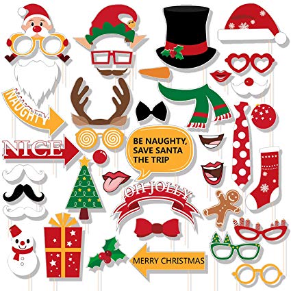 christmas photo booth props clipart 14 free Cliparts | Download images ...