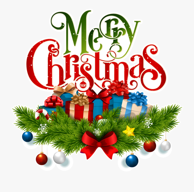Merry Christmas 2019 Clipart Free Images Download Full HD.
