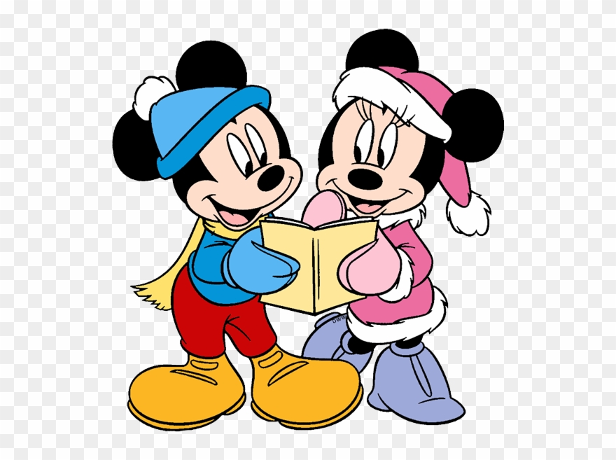Mickey, Minnie Mouse Singing Carols.