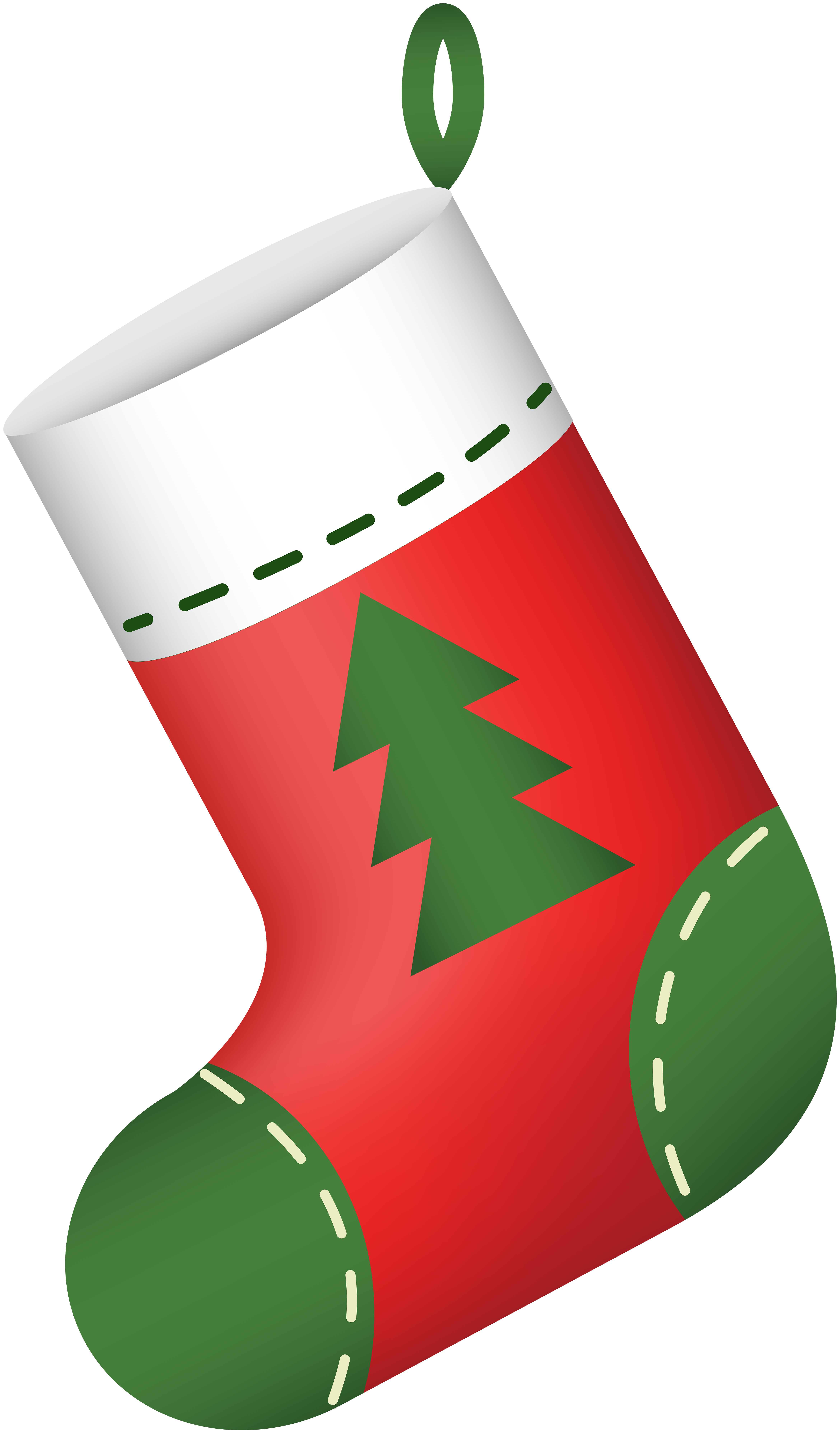 Printable Christmas Stocking Clipart