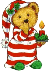 Christmas Teddy Bear Clipart.