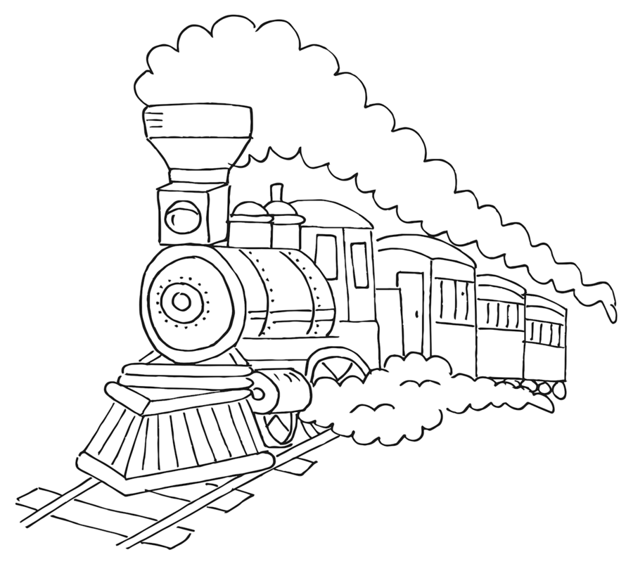 Train Cartoon clipart.