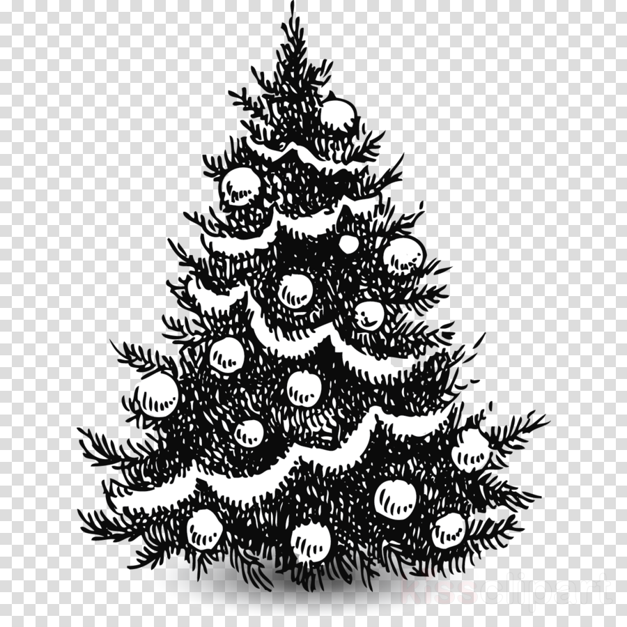 Christmas tree clipart.