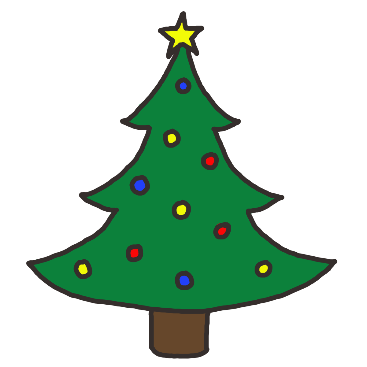 Christmas Tree Clip Art Free.