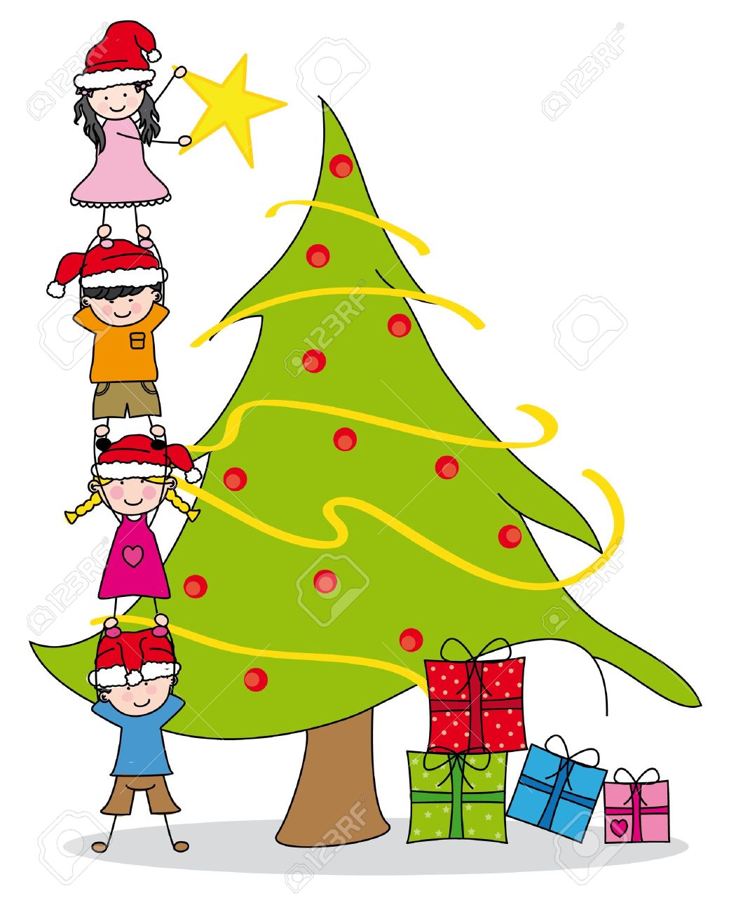 Albums 105+ Pictures Images Of Christmas Trees Clip Art Sharp