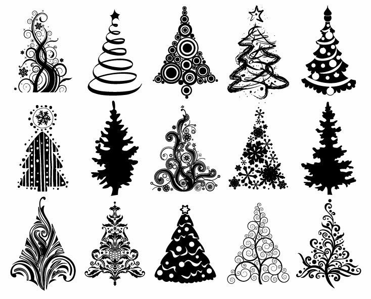 Download christmas tree in stand pot clipart vector png 20 free ...