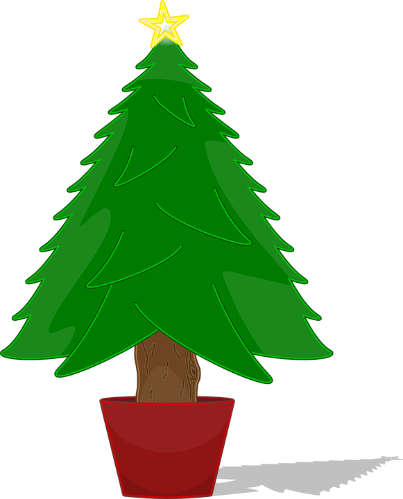 Free vector graphic: Christmas, Tree, Star, Tree Topper.