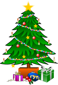 Christmastree With Gifts Clip Art at Clker.com.