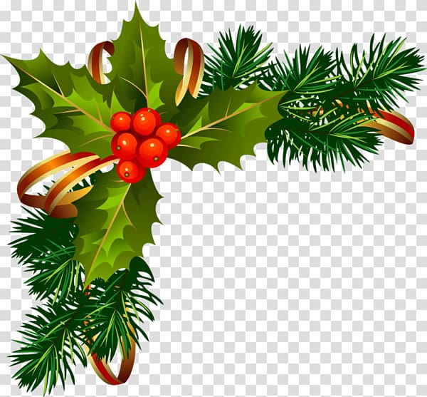 Christmas wreath illustration, Christmas Graphics Borders.