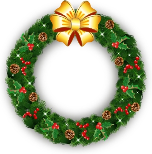 Christmas wreath clip art free vector download (210,737 Free.
