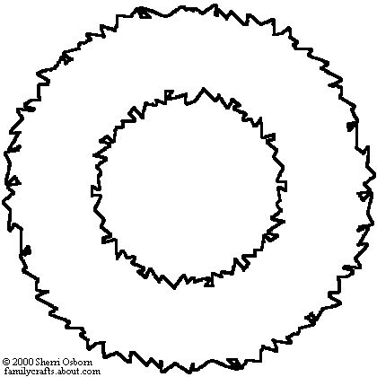 christmas wreath clipart outline 20 free Cliparts