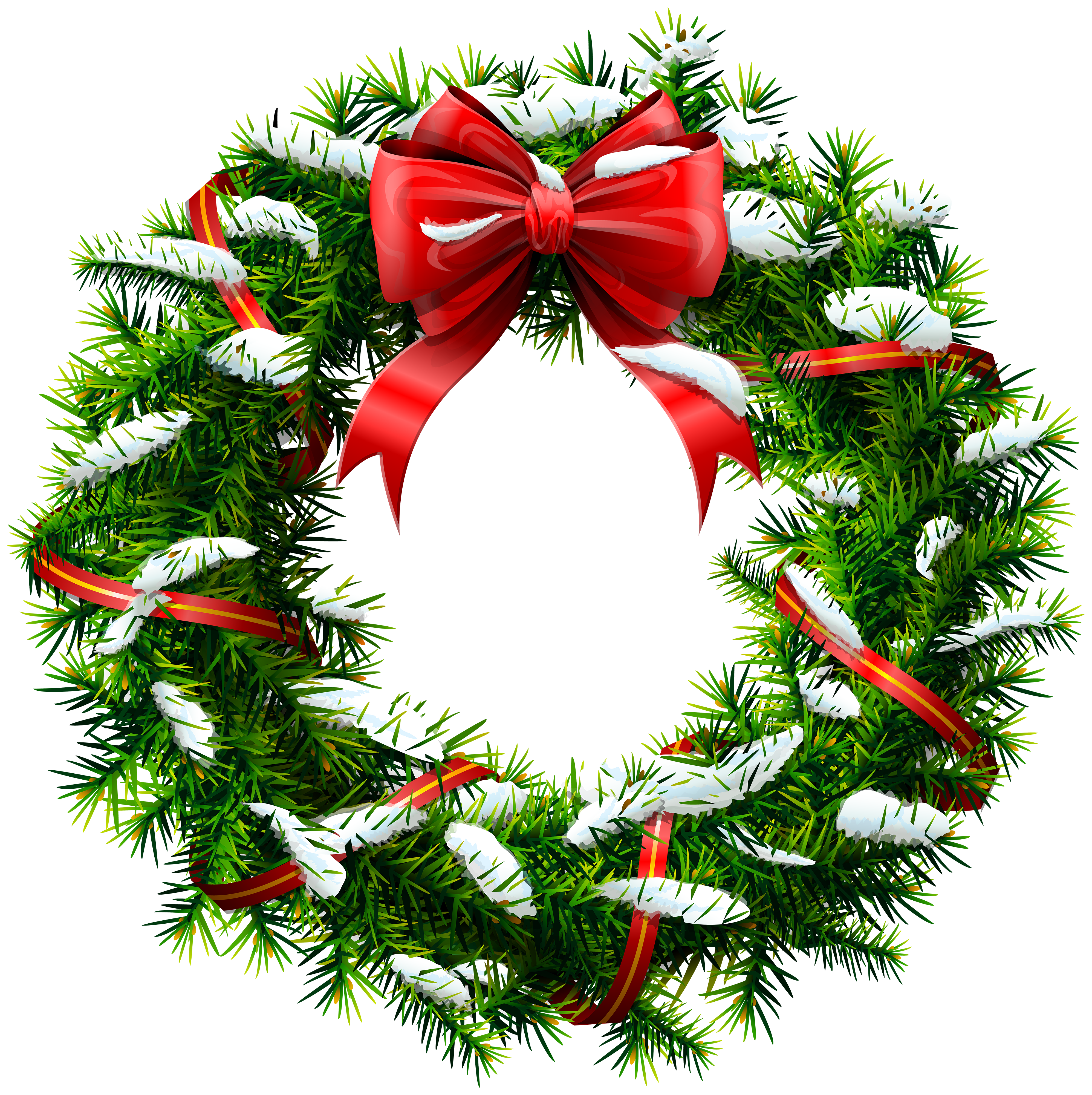 Wreath Christmas Garland Clip art.