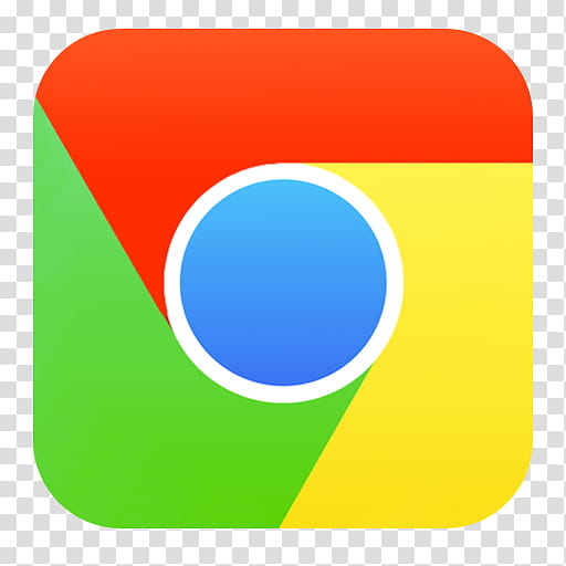 OS X dock icons, Chrome, square Google Chrome icon.