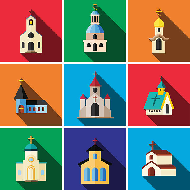 Best Churches Illustrations, Royalty.