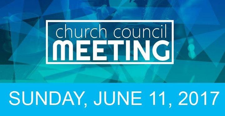 Church Council Meeting at Woodridge Baptist Church, North Augusta.