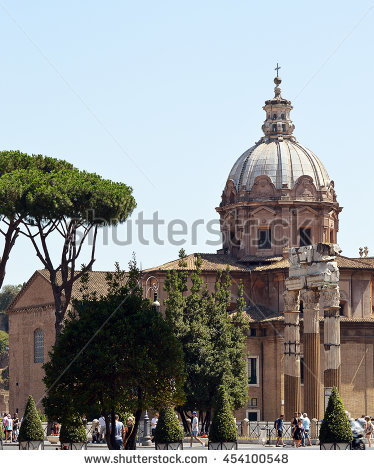 San Luca E Sanata Martina Stock Photos, Royalty.