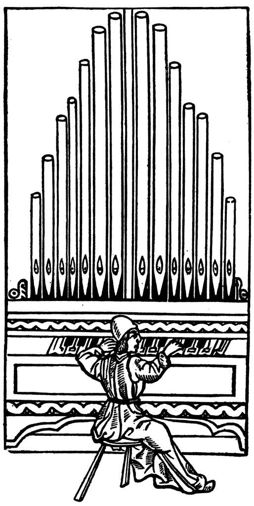 Church Organ Clip Art.