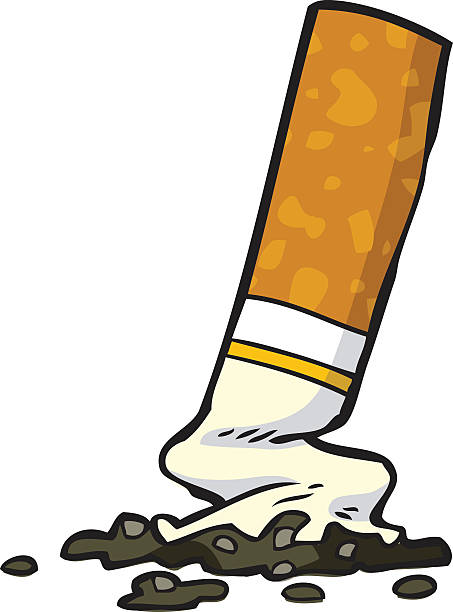 Best Cigarette Butt Illustrations, Royalty.
