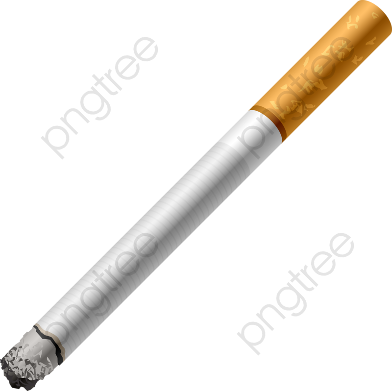 Cigarro Aceso, Pintados à Mão, Real, O Cigarro PNG Imagem para.