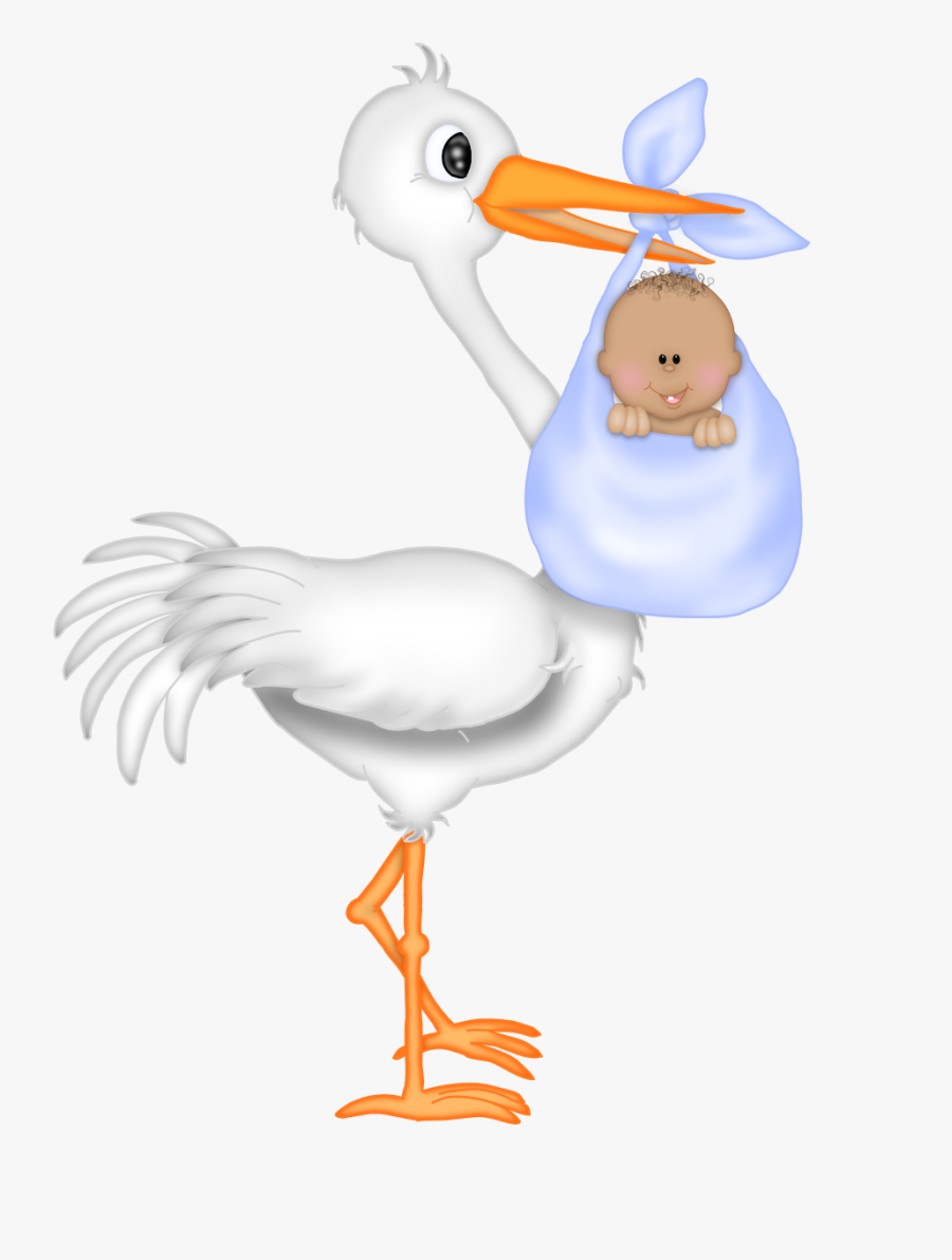 Baby Shower Stork , Free Transparent Clipart.