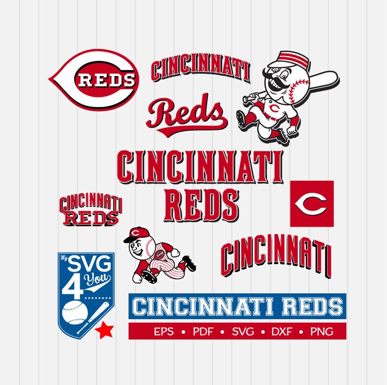 Cincinnati Reds Cut Files, SVG Files, Baseball Clipart, Cricut Cincinnati  Reds Cutting Files, Baseball DXF, Clipart, Instant Download.