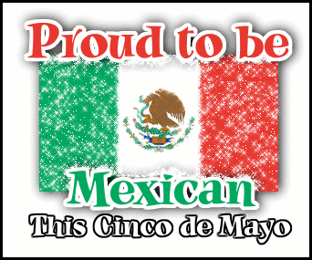 Proud To Be Mexican This Cinco De Mayo Animated Clip Art Banner.