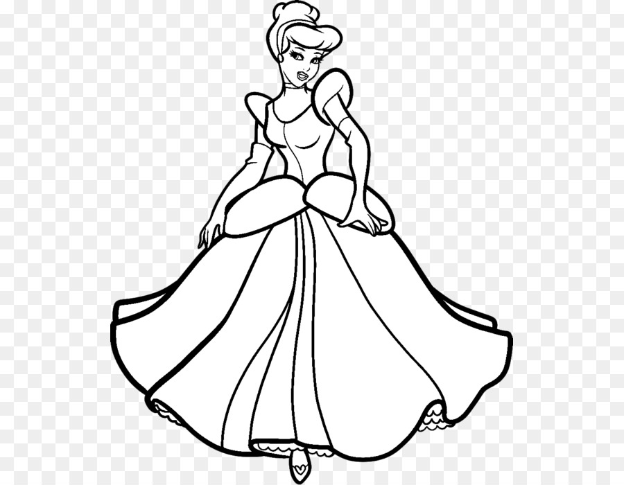 Cinderella Dress Png Black And White & Free Cinderella Dress Black.