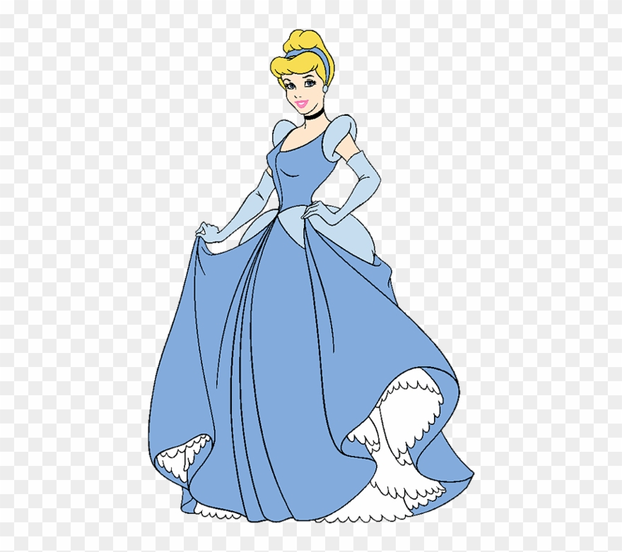 Cinderella Clipart To Use For Stecil.
