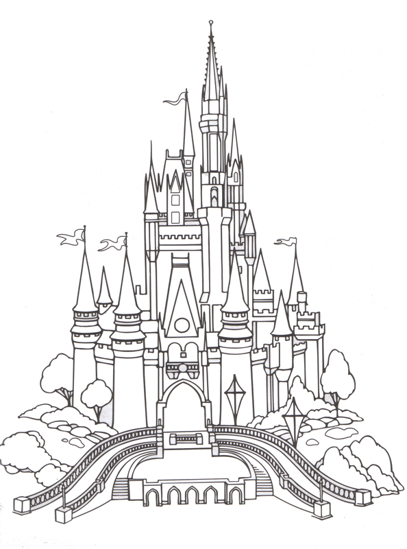 Cinderella Castle Clipart.